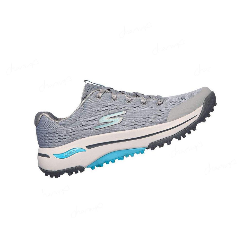 Zapatos de Golf Skechers GO GOLF Arch Fit - Balance Mujer Gris Azules | 3553D_AR