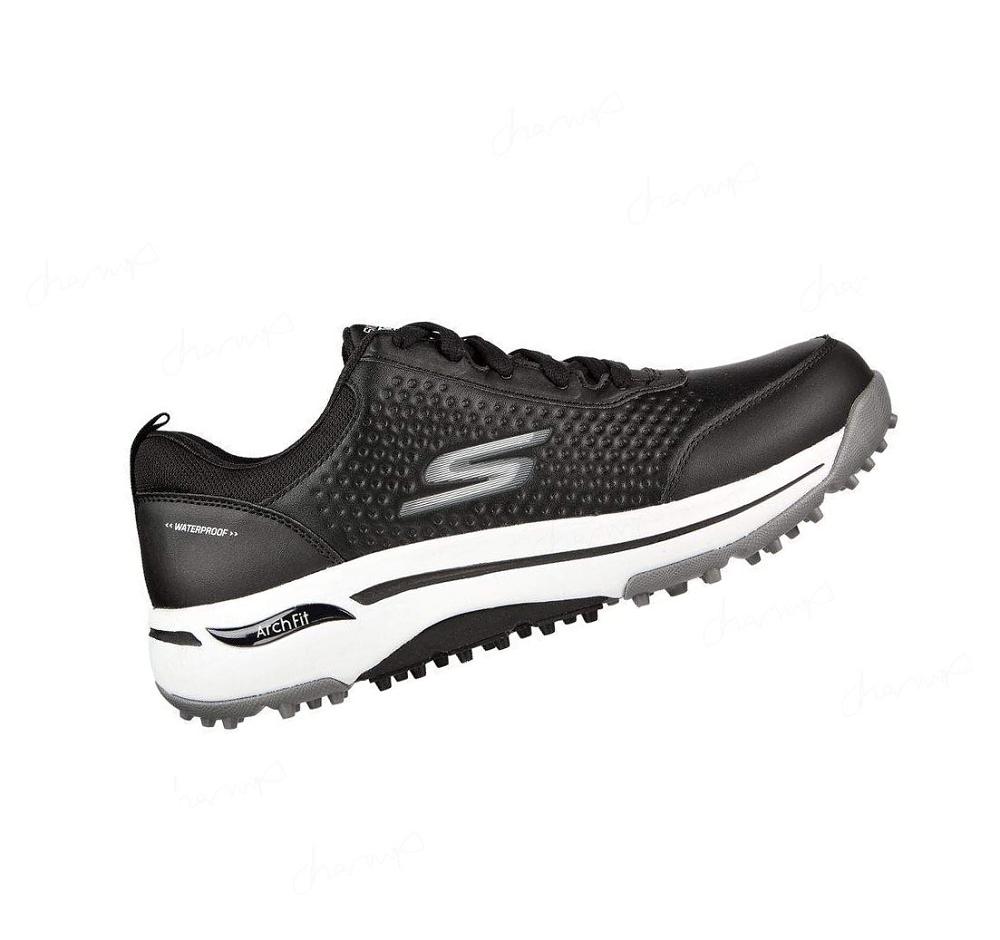 Zapatos de Golf Skechers GO GOLF Arch Fit - Set Up Mujer Negras Blancas | 39530_AR