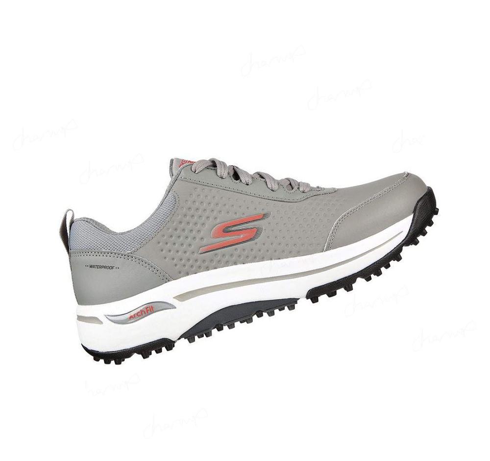 Zapatos de Golf Skechers GO GOLF Arch Fit - Set Up Mujer Gris Rojas | 39A2C_AR