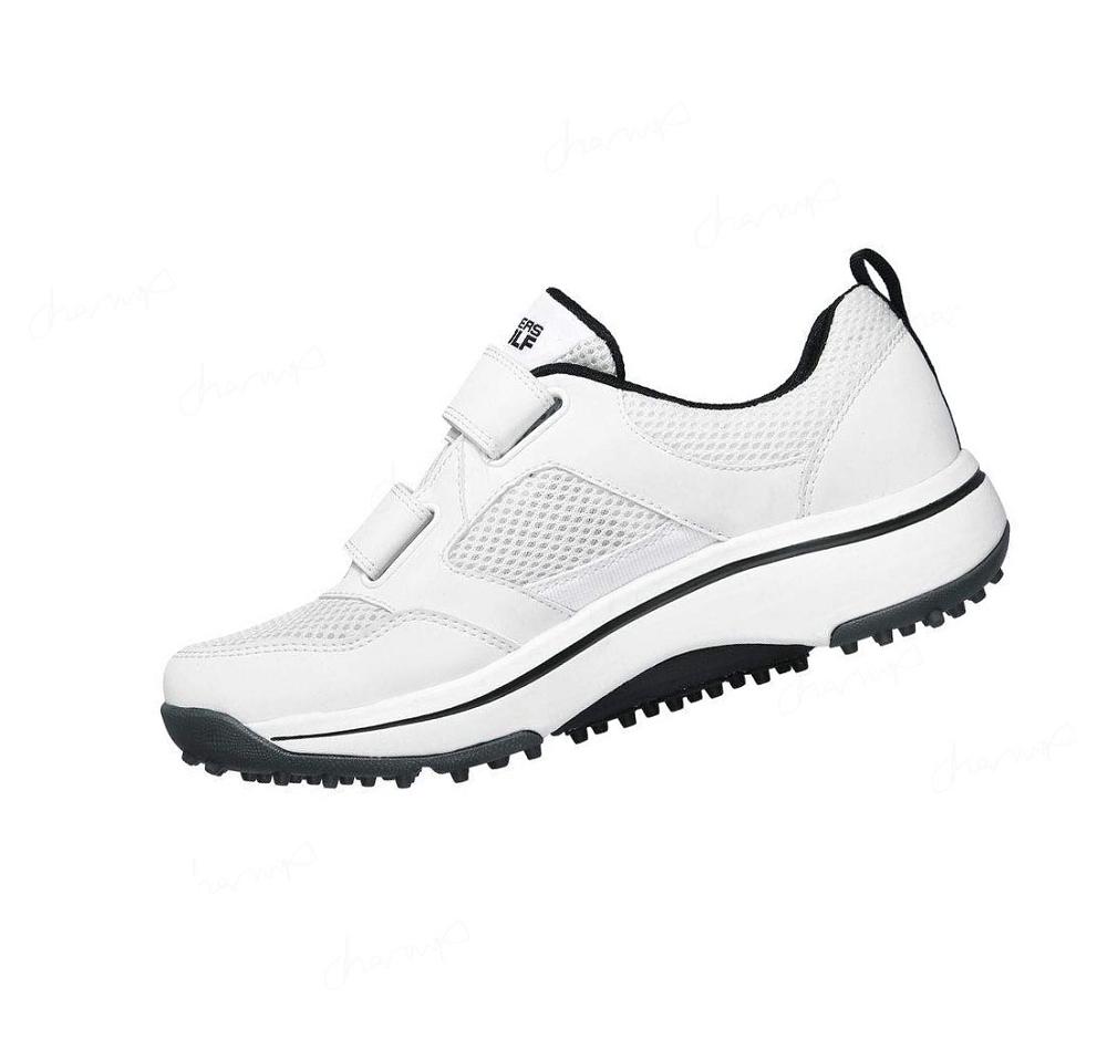 Zapatos de Golf Skechers GO GOLF Arch Fit - Front Nine Mujer Blancas Negras | 3A53G_AR