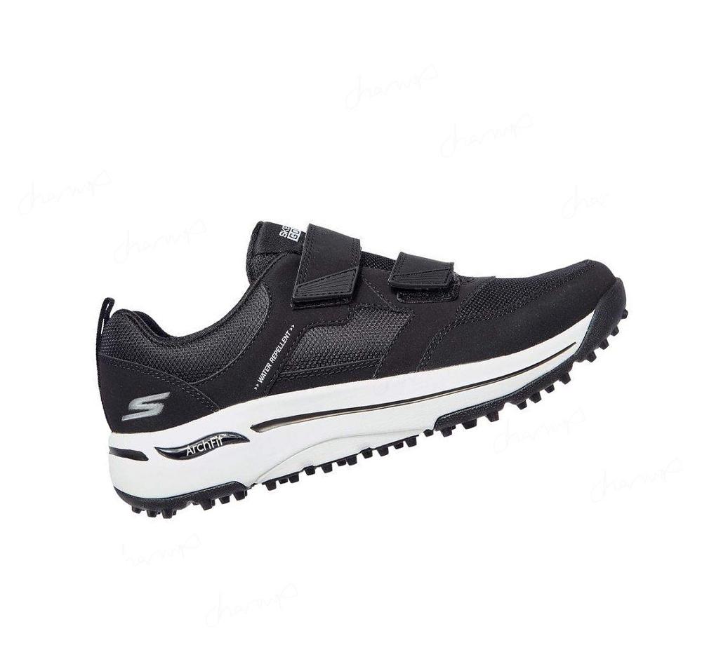 Zapatos de Golf Skechers GO GOLF Arch Fit - Front Nine Mujer Negras Blancas | 3A55D_AR