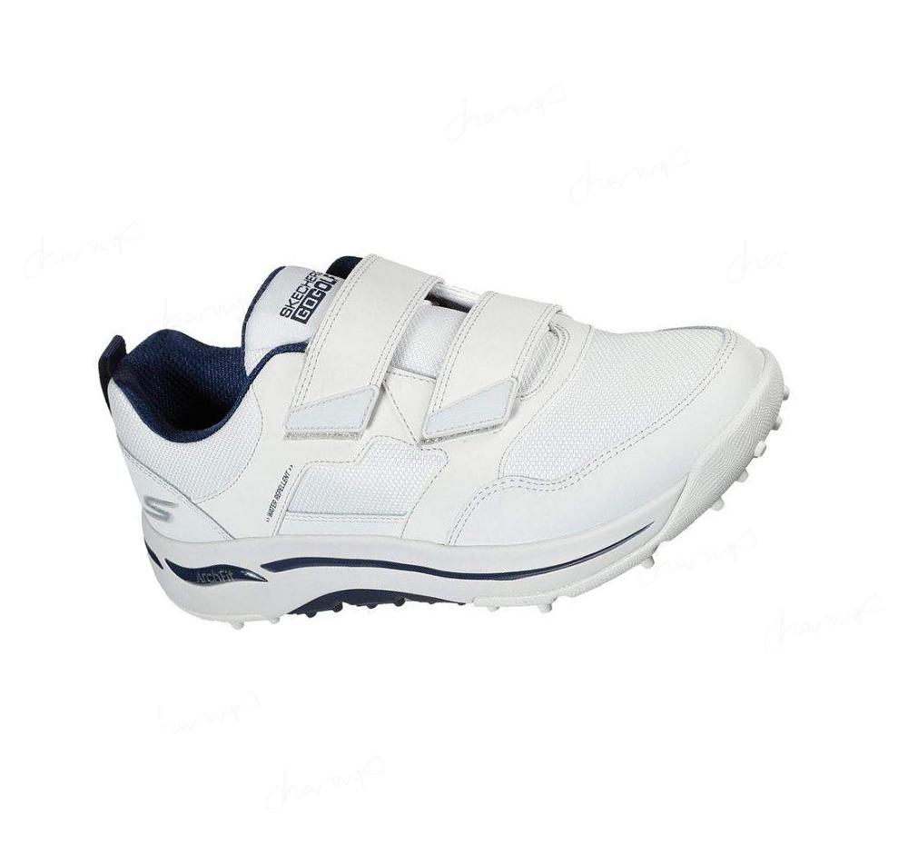 Zapatos de Golf Skechers GO GOLF Arch Fit - Front Nine Mujer Blancas Azul Marino | 3TT8L_AR