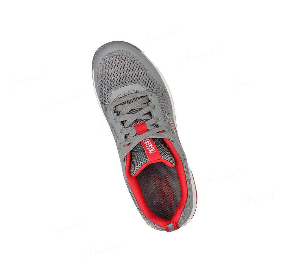 Zapatos de Golf Skechers GO GOLF Arch Fit - Status Mujer Gris Rojas | AA838_AR