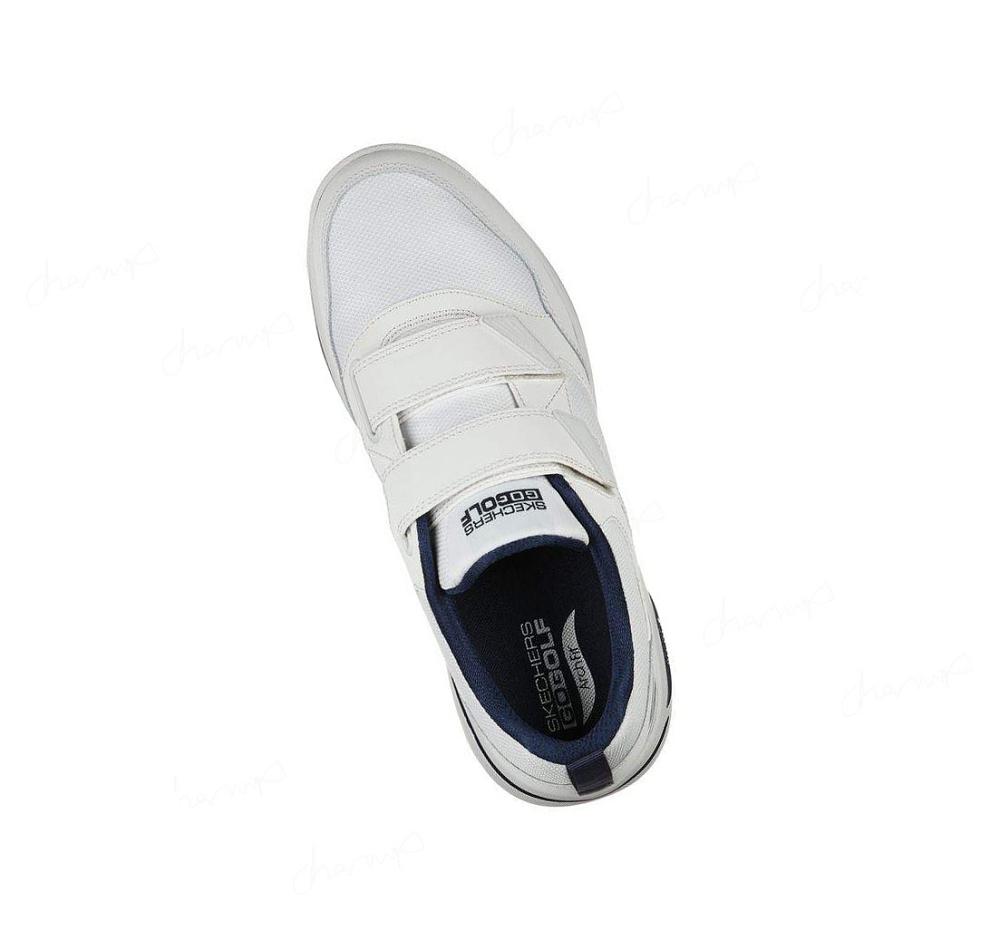 Zapatos de Golf Skechers GO GOLF Arch Fit - Front Nine Hombre Blancas Azul Marino | IA33P_AR