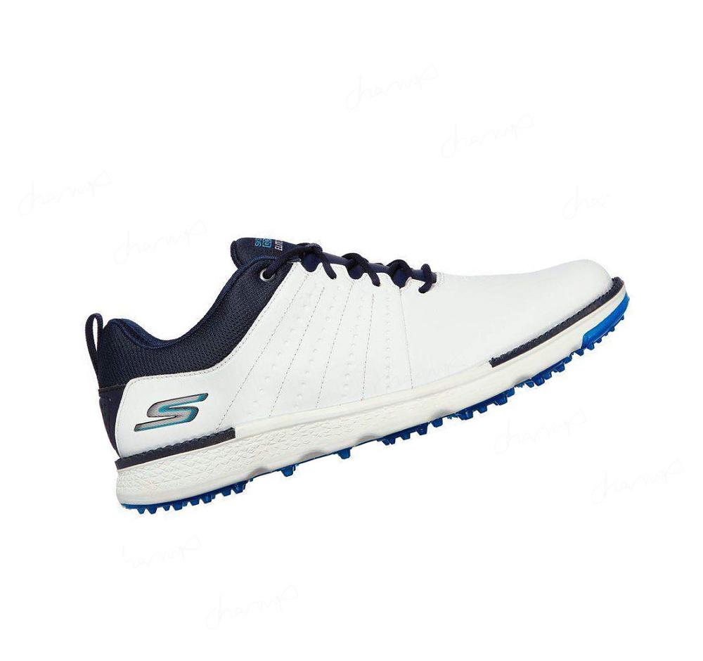 Zapatos de Golf Skechers GO GOLF Elite - Tour SL Mujer Blancas Azul Marino | 3T058_AR