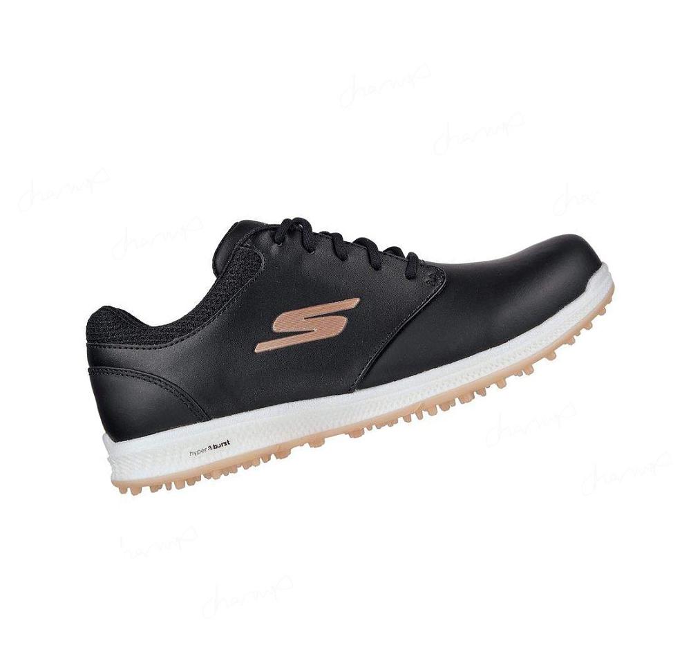 Zapatos de Golf Skechers GO GOLF Elite 4 Hyper Mujer Negras Rosas Doradas | 3A30A_AR