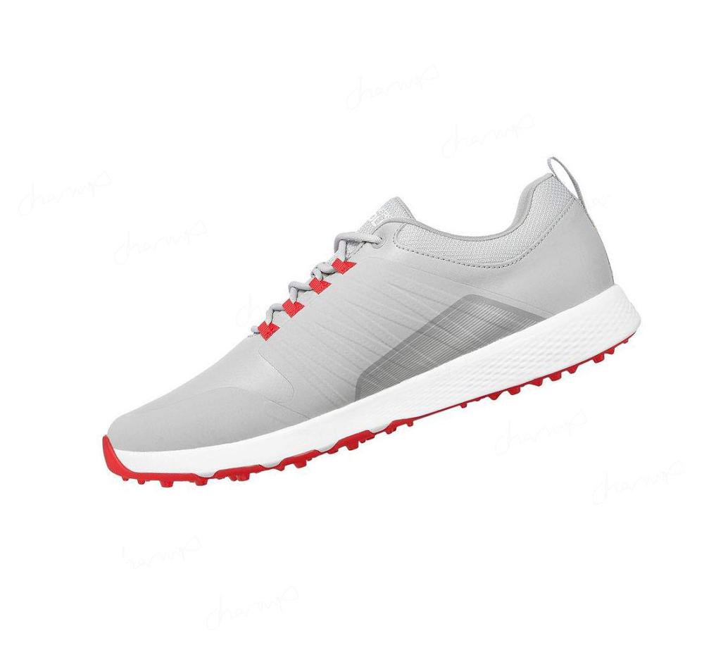 Zapatos de Golf Skechers GO GOLF Elite 4 - Victory Mujer Gris Rojas | 3T28S_AR