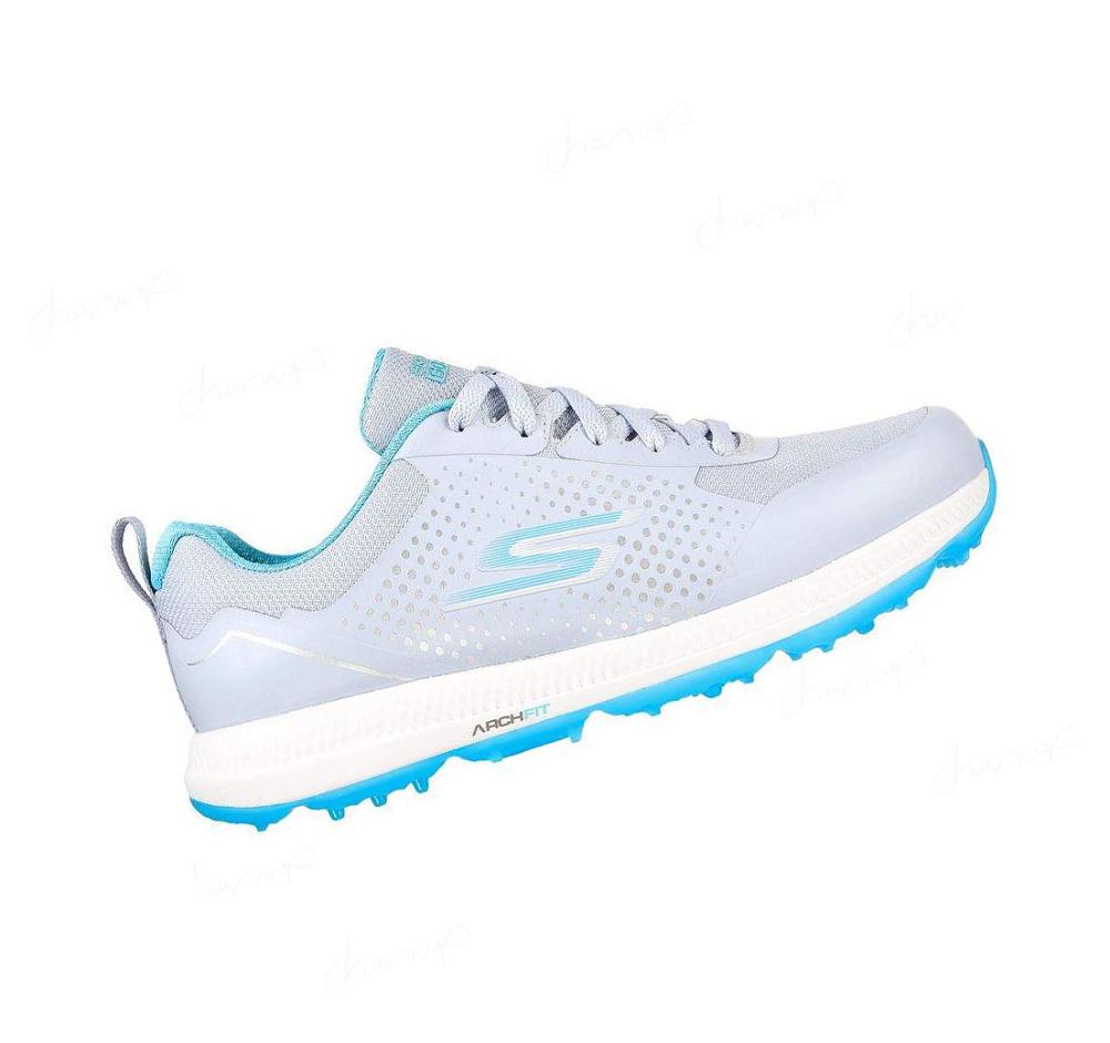 Zapatos de Golf Skechers GO GOLF Elite 5 Deporte Mujer Gris Turquesa | 351TA_AR