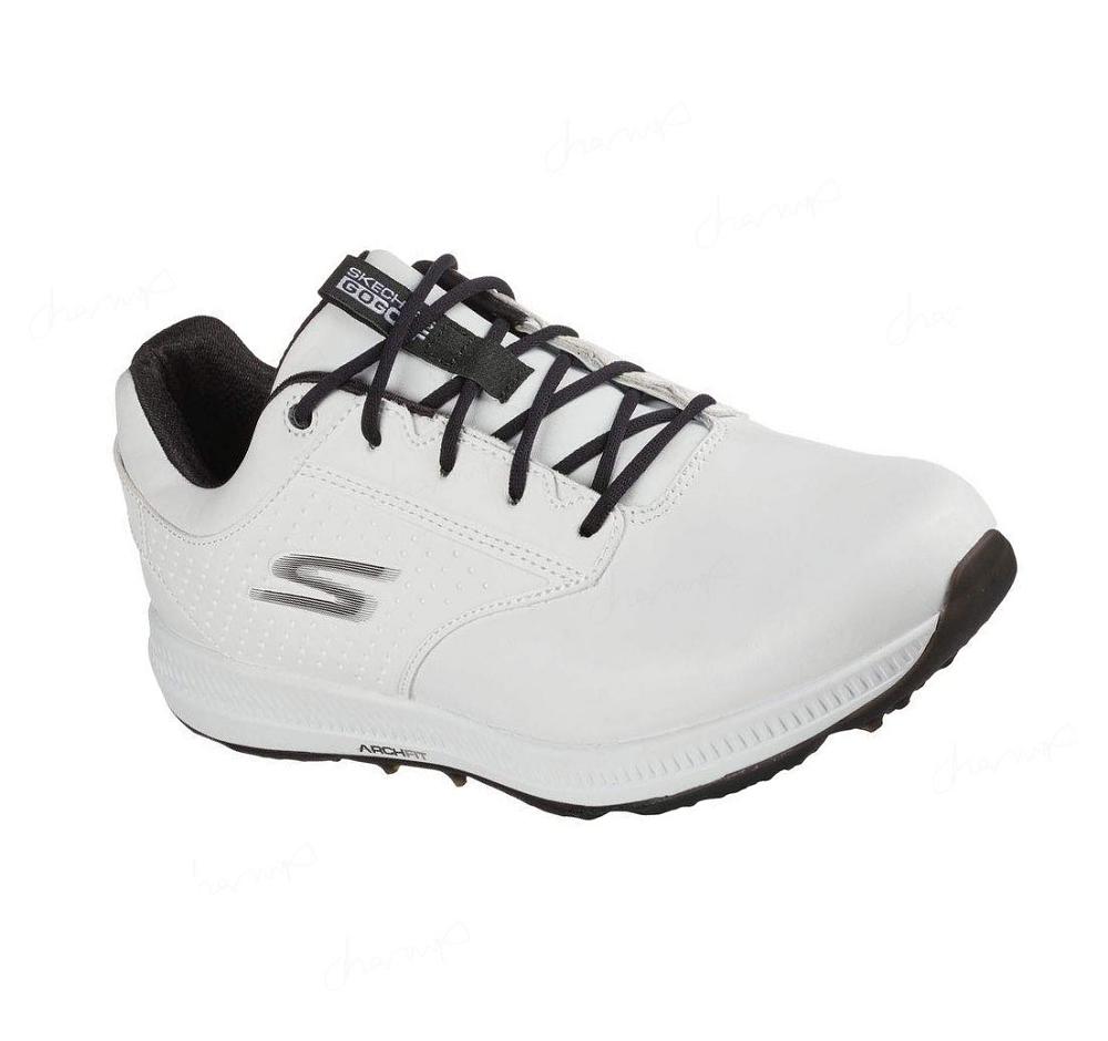 Zapatos de Golf Skechers GO GOLF Elite 5 - Legend Mujer Blancas Negras | 3903P_AR