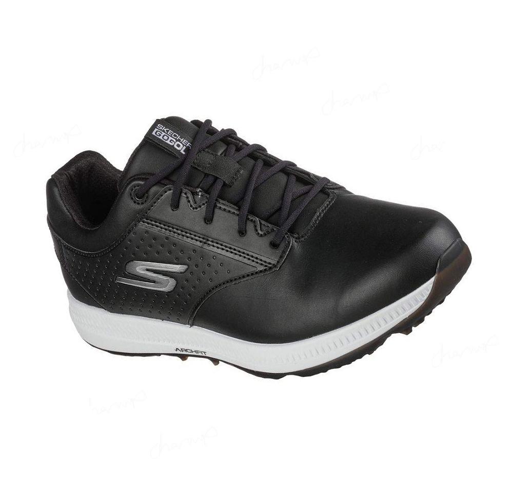 Zapatos de Golf Skechers GO GOLF Elite 5 - Legend Mujer Negras Blancas | 39050_AR