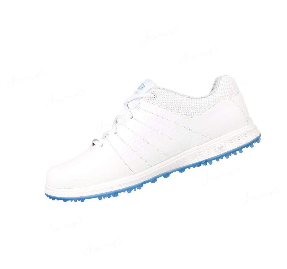 Zapatos de Golf Skechers GO GOLF Elite Tour SL Mujer Blancas Azules | 3A01G_AR