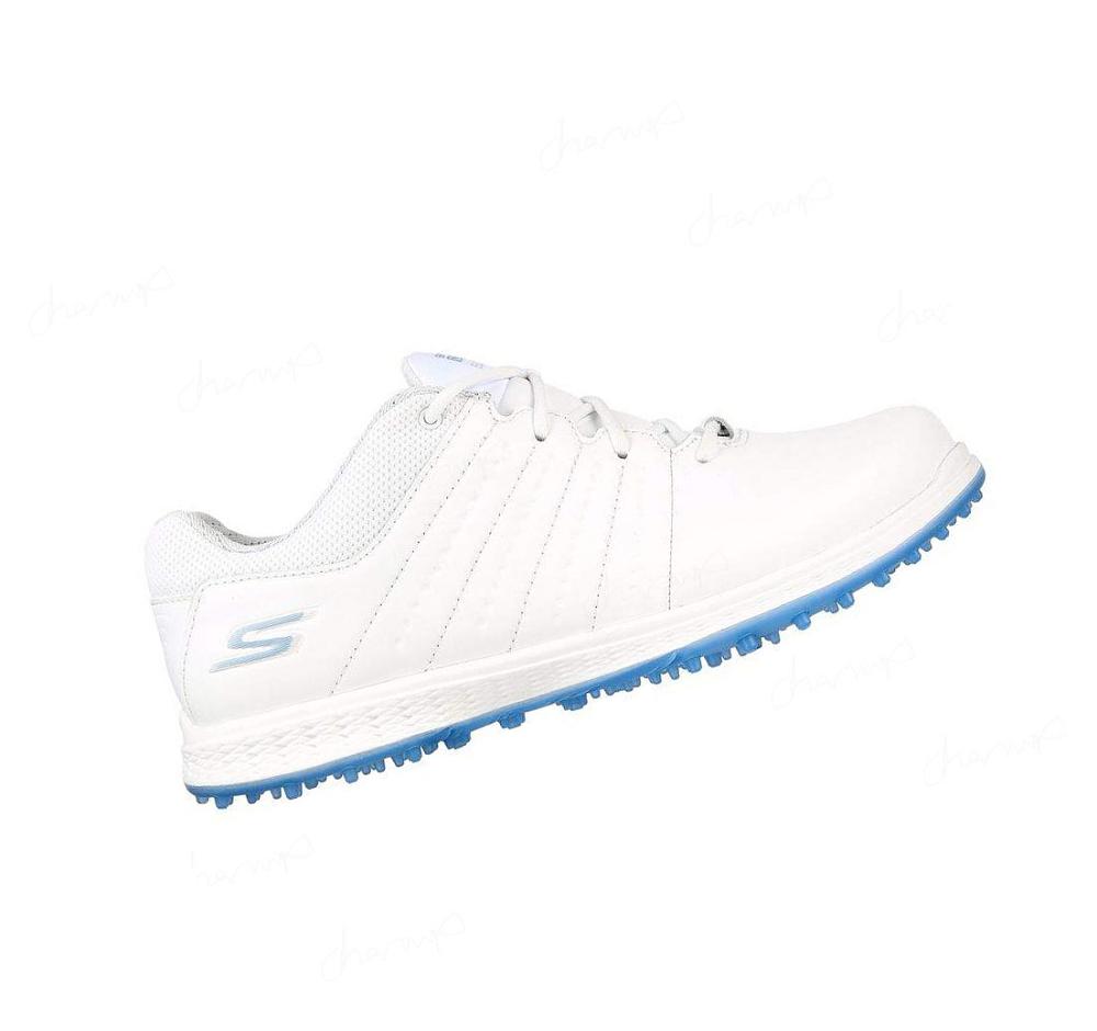 Zapatos de Golf Skechers GO GOLF Elite Tour SL Mujer Blancas Azules | 3A01G_AR