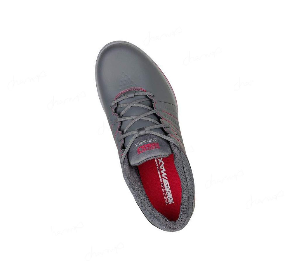 Zapatos de Golf Skechers GO GOLF Elite Tour SL Mujer Gris Rosas | 3A03D_AR