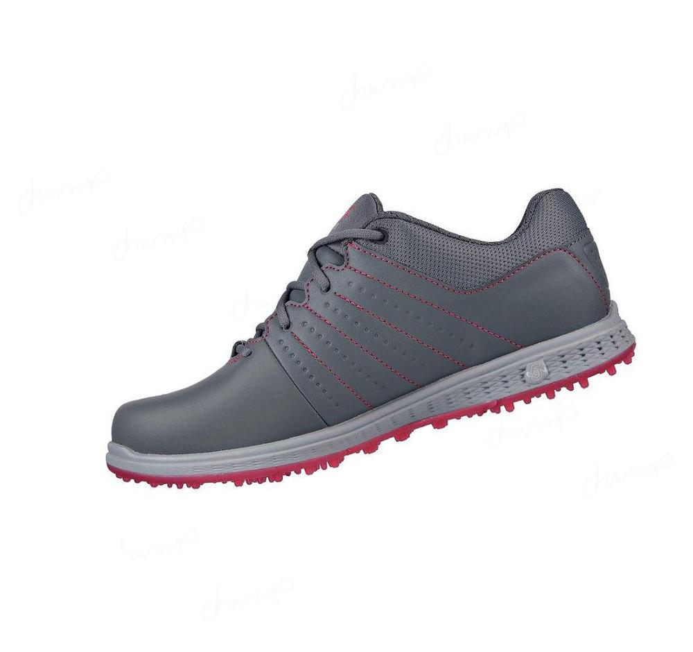 Zapatos de Golf Skechers GO GOLF Elite Tour SL Mujer Gris Rosas | 3A03D_AR