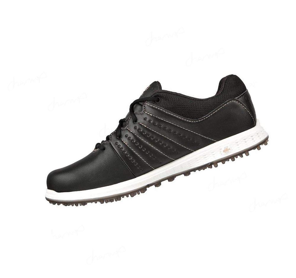 Zapatos de Golf Skechers GO GOLF Elite Tour SL Mujer Negras Rosas Doradas | 3A05Q_AR