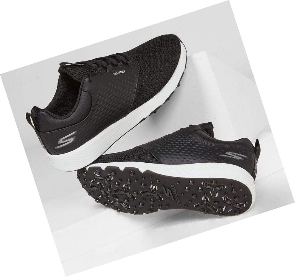 Zapatos de Golf Skechers GO GOLF Elite V.4 - Prestige RF Mujer Negras Blancas | 3T033_AR