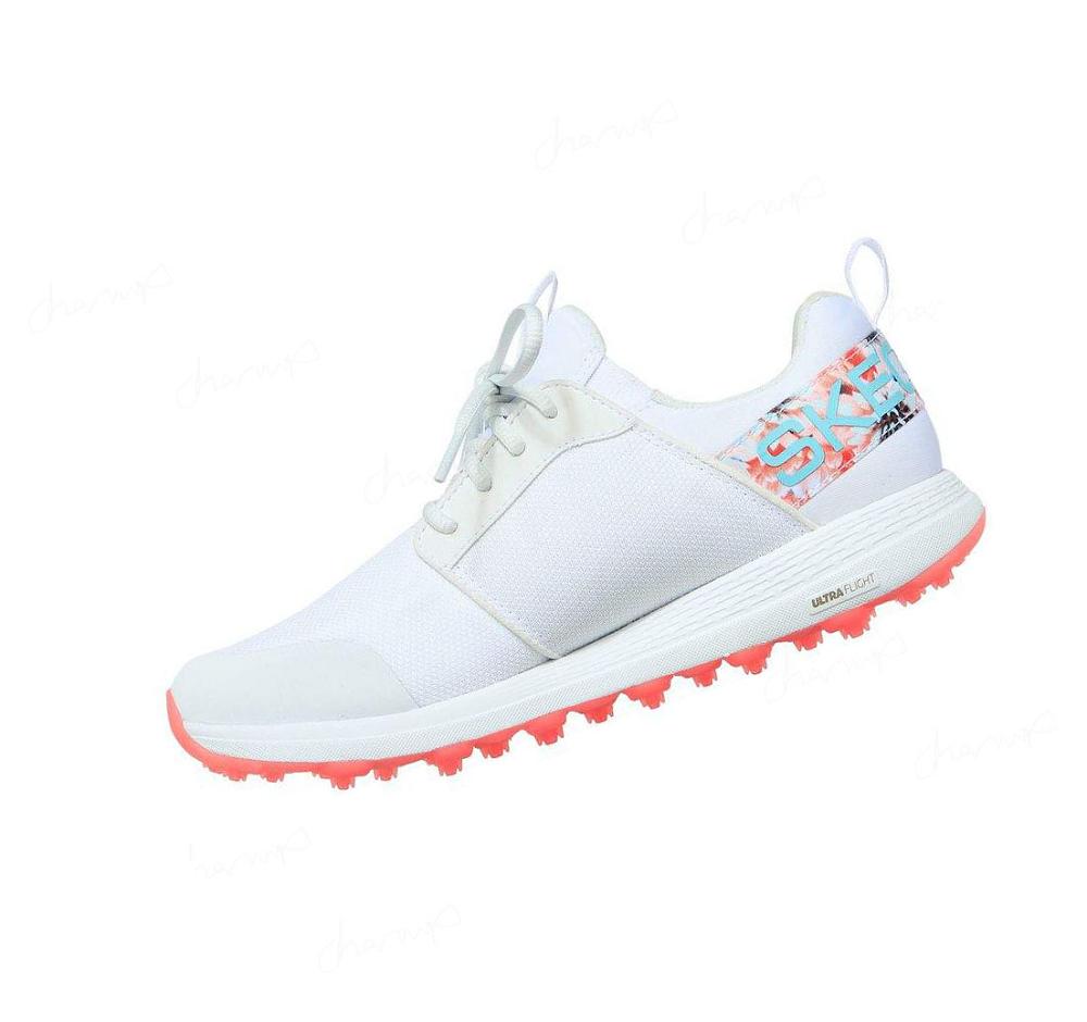 Zapatos de Golf Skechers GO GOLF Max Deporte - Tropics Mujer Blancas Multicolor | 33T8A_AR