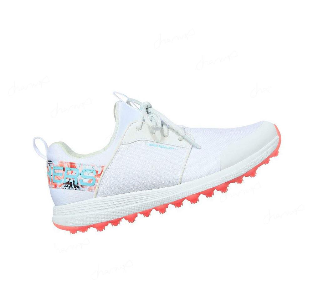 Zapatos de Golf Skechers GO GOLF Max Deporte - Tropics Mujer Blancas Multicolor | 33T8A_AR