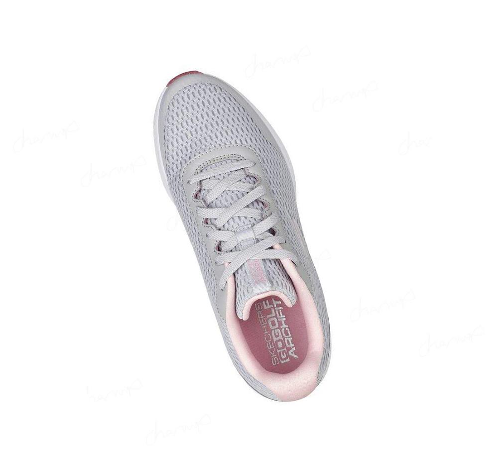 Zapatos de Golf Skechers GO GOLF Max Fairway 3 Mujer Gris Rosas | 3501D_AR