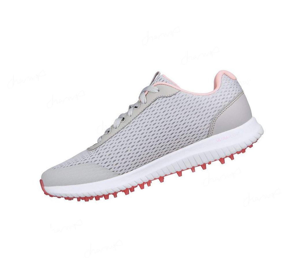 Zapatos de Golf Skechers GO GOLF Max Fairway 3 Mujer Gris Rosas | 3501D_AR