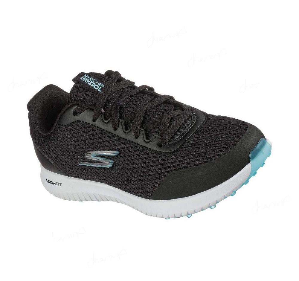 Zapatos de Golf Skechers GO GOLF Max Fairway 3 Mujer Negras Turquesa | 3503E_AR