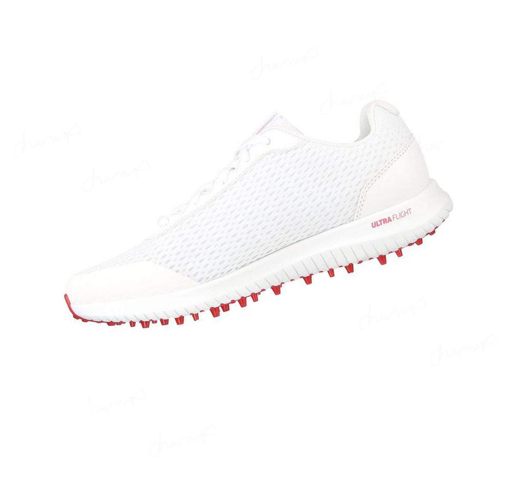 Zapatos de Golf Skechers GO GOLF Max Fairway 3 Mujer Blancas Rosas | 3A92L_AR