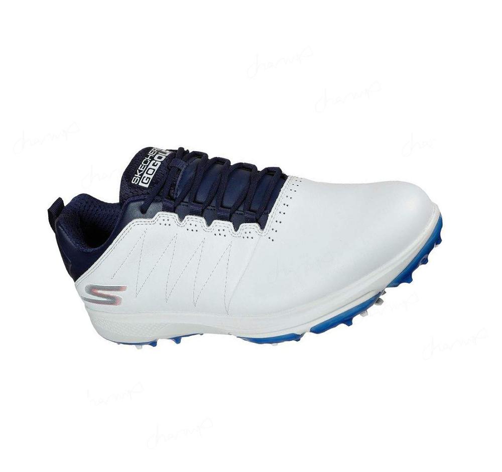 Zapatos de Golf Skechers GO GOLF Pro 4 - Legacy Mujer Blancas Azul Marino | 3TA2A_AR