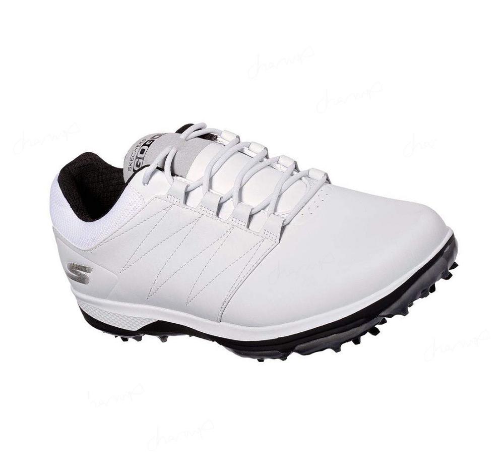 Zapatos de Golf Skechers GO GOLF Pro V.4 Mujer Blancas Negras | 3T300_AR