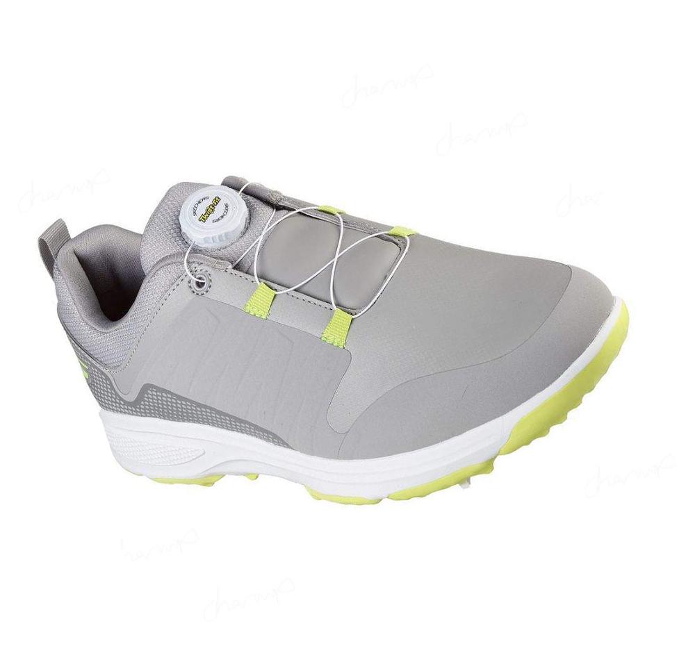 Zapatos de Golf Skechers GO GOLF Torque - Twist Mujer Gris Amarillo | 36A2K_AR