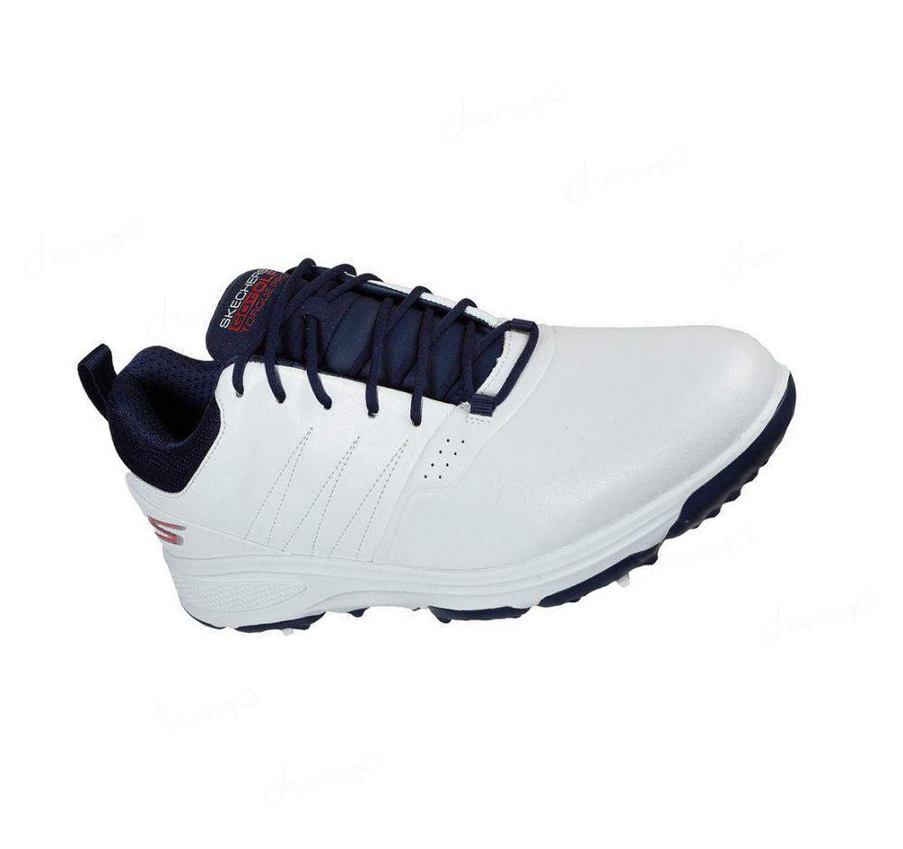 Zapatos de Golf Skechers GO GOLF Torque Pro Mujer Blancas Azul Marino | 36T6S_AR