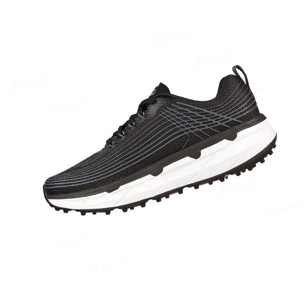 Zapatos de Golf Skechers Max Cushioning: GO GOLF Ultra Max Mujer Negras Blancas | 3A51E_AR