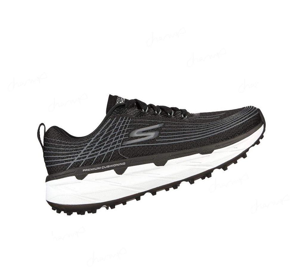 Zapatos de Golf Skechers Max Cushioning: GO GOLF Ultra Max Mujer Negras Blancas | 3A51E_AR