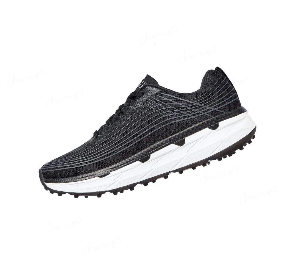 Zapatos de Golf Skechers Max Cushioning: GO GOLF Ultra Max Mujer Negras Blancas | 3TT6L_AR