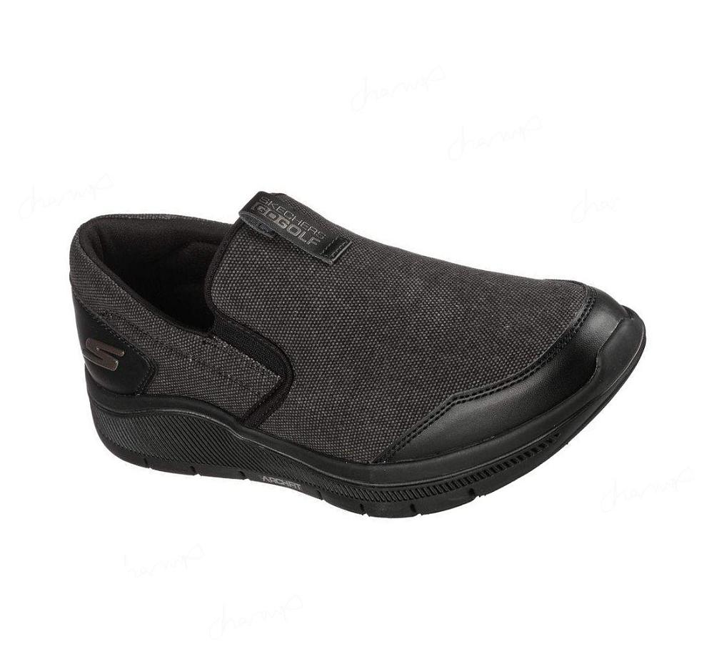 Zapatos de Golf Skechers Relaxed Fit: GO GOLF Arch Fit Walk Mujer Negras | 3805X_AR