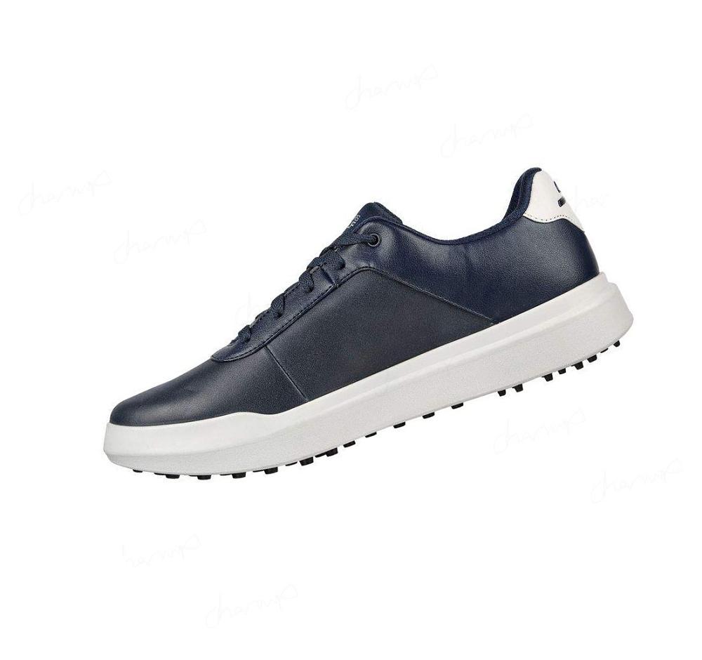 Zapatos de Golf Skechers Relaxed Fit: GO GOLF Drive 5 LX Mujer Azul Marino Gris | 3880L_AR