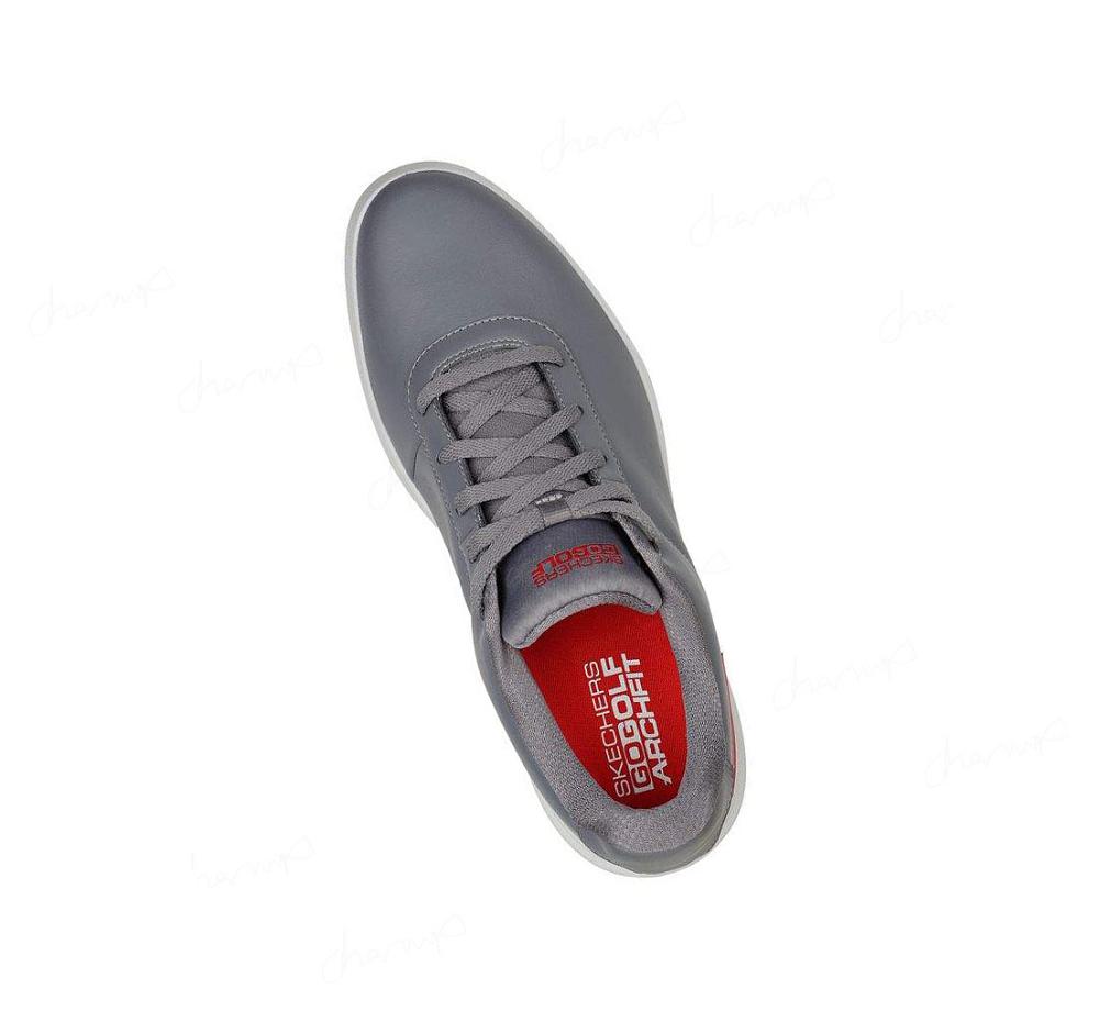 Zapatos de Golf Skechers Relaxed Fit: GO GOLF Drive 5 Mujer Gris Rojas | 38T6K_AR