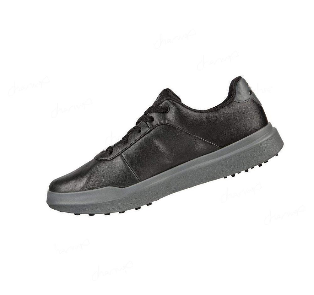 Zapatos de Golf Skechers Relaxed Fit: GO GOLF Drive 5 LX Mujer Negras Gris | 39010_AR