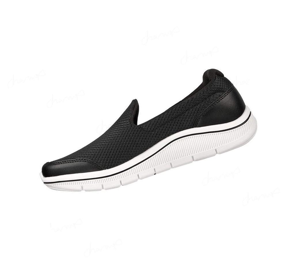 Zapatos de Golf Skechers Relaxed Fit: GO GOLF Arch Fit Walk Mujer Negras Blancas | 3AT8R_AR