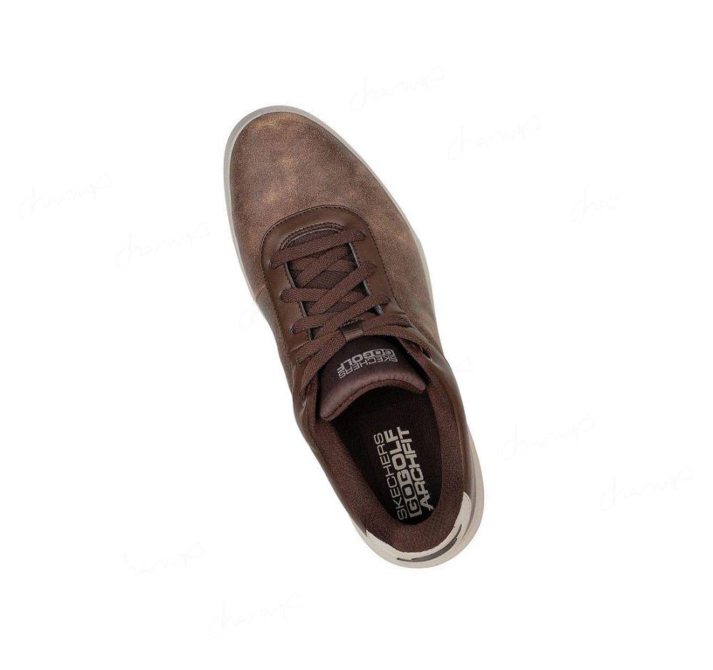 Zapatos de Golf Skechers Relaxed Fit: GO GOLF Drive 5 LX Hombre Marrones | A258B_AR