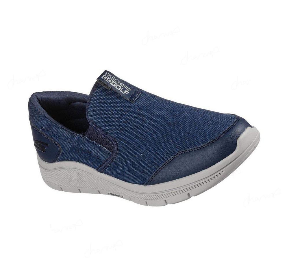 Zapatos de Golf Skechers Relaxed Fit: GO GOLF Arch Fit Walk Hombre Azul Marino | I108C_AR