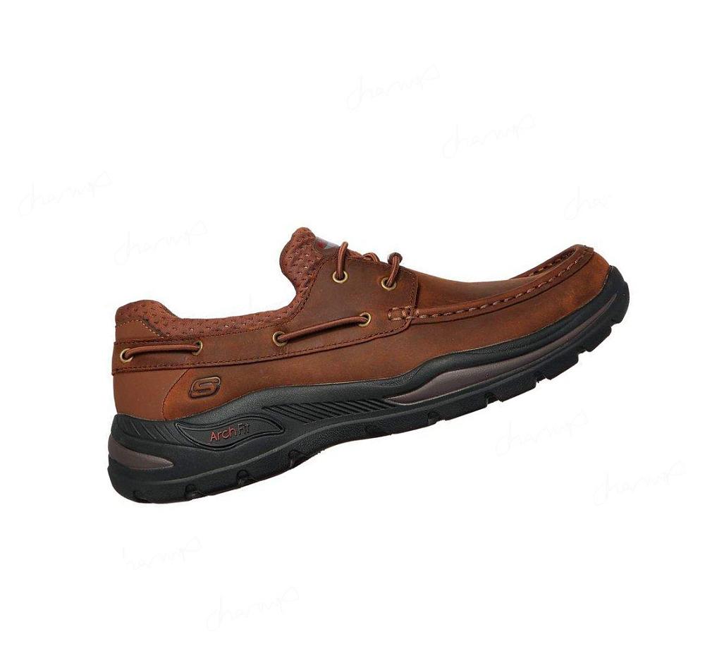 Zapatos del Barco Skechers Arch Fit Motley - Hosco Hombre Marrones | T906K_AR