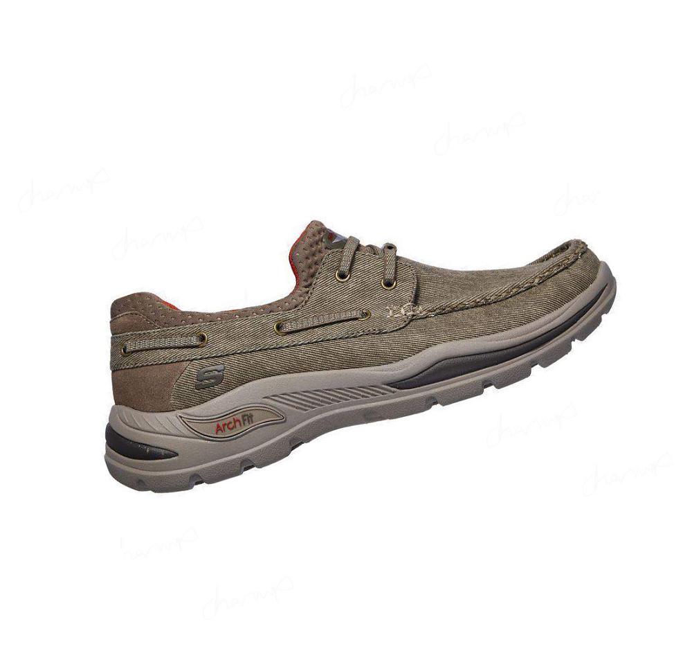 Zapatos del Barco Skechers Arch Fit Motley - Oven Hombre Marrones | T956A_AR