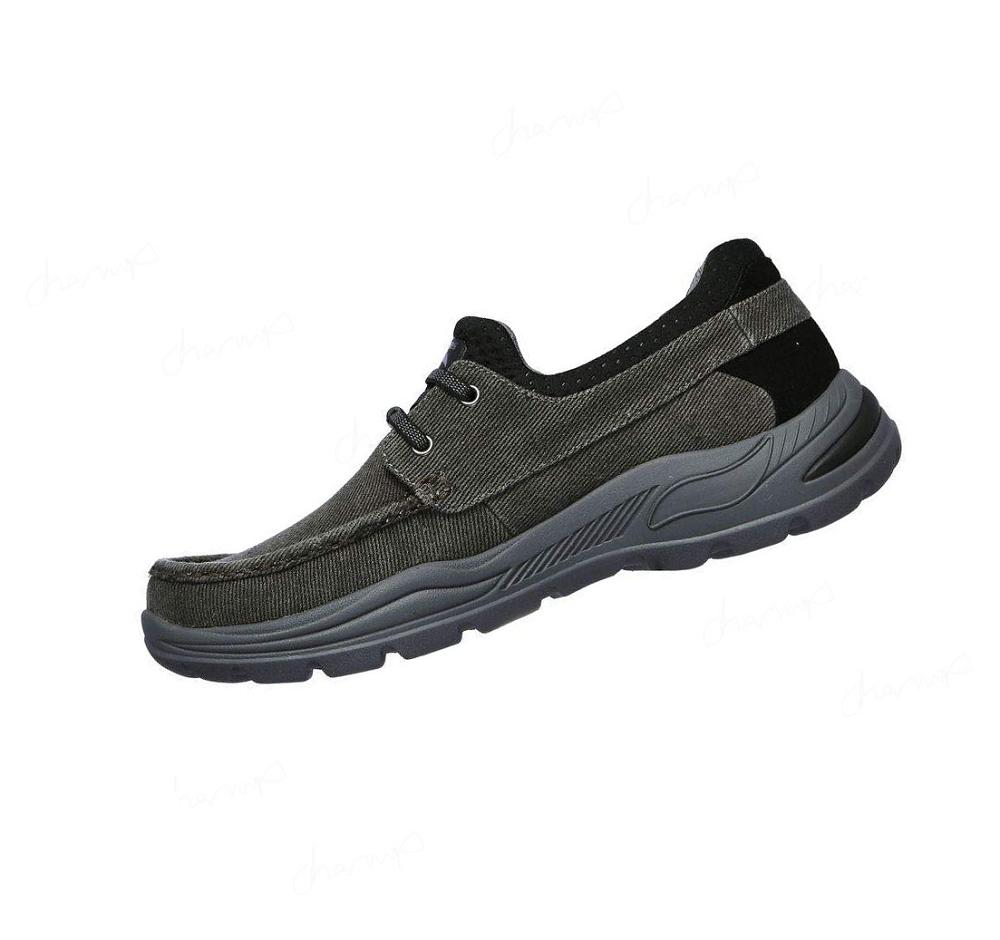 Zapatos del Barco Skechers Arch Fit Motley - Oven Hombre Negras | T981Q_AR