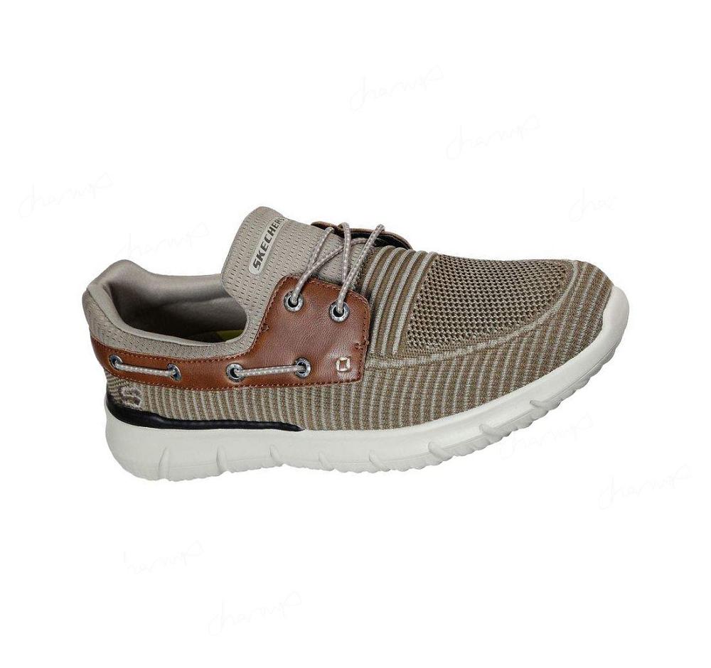 Zapatos del Barco Skechers Del Retto - Clean Slate Hombre Marrones | T8310_AR