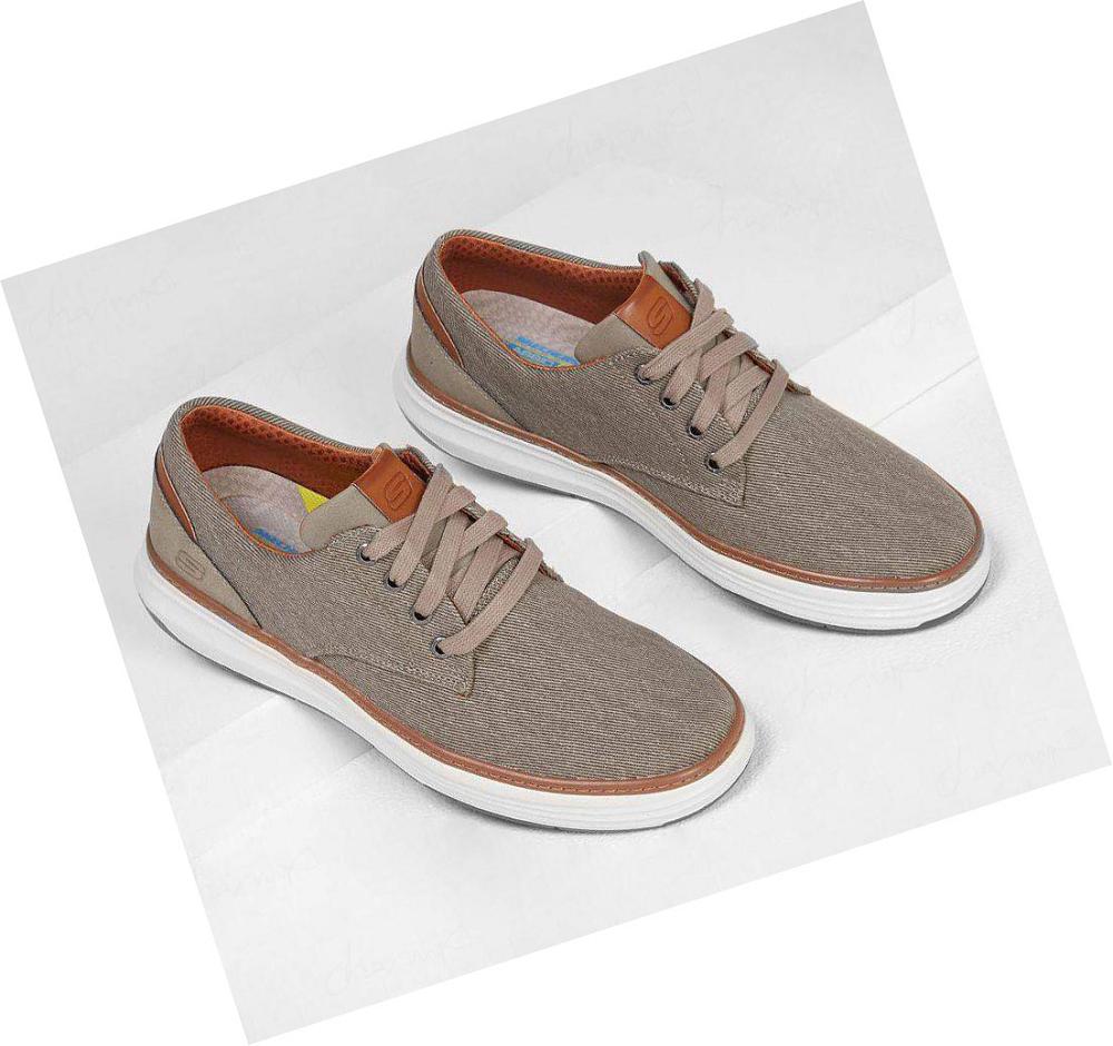 Zapatos del Barco Skechers Moreno - Ederson Hombre Gris | T606L_AR