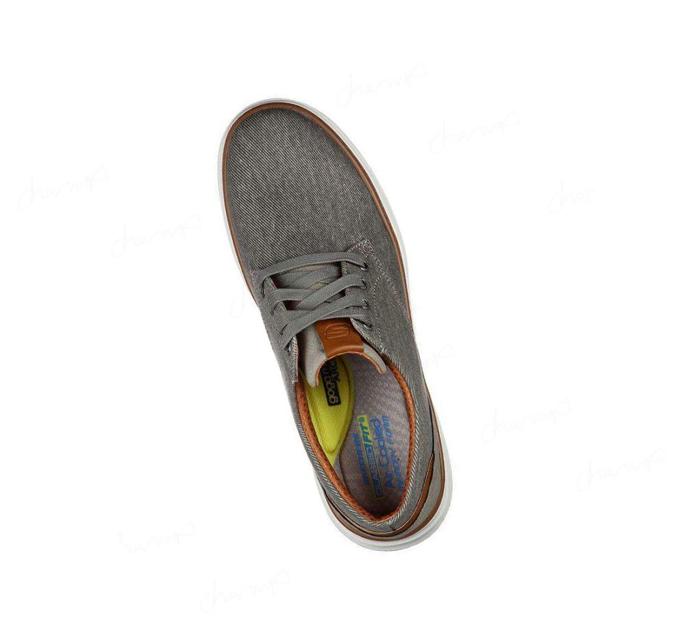 Zapatos del Barco Skechers Moreno - Ederson Hombre Gris | T606L_AR