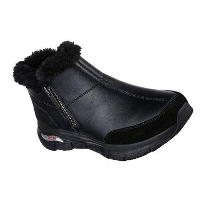 Botas Skechers Arch Fit - Casuales Hour Mujer Negras | I2665_AR