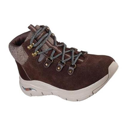 Botas Skechers Arch Fit - Extraordinary Mujer Chocolate | I152L_AR