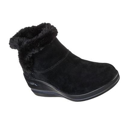 Botas Skechers Arch Fit Rise - Elegante Mujer Negras | I02T8_AR