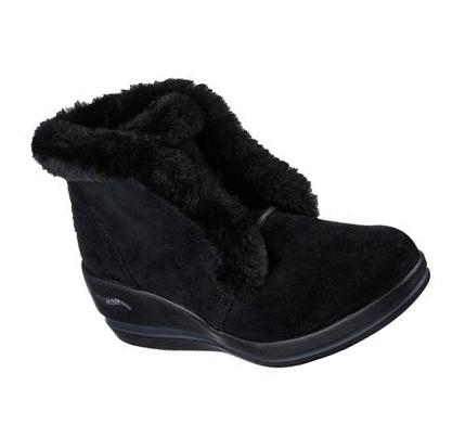 Botas Skechers Arch Fit Rise - Luxe Mujer Negras | I066A_AR